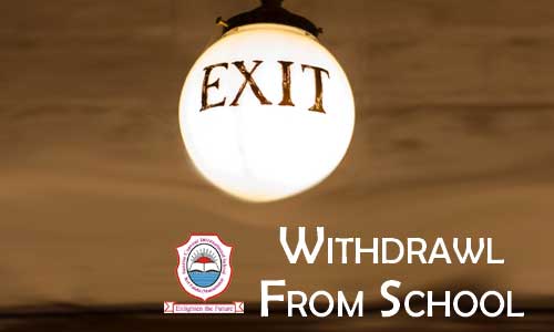 Withdrawl @SCIS